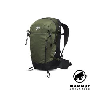 【Mammut 長毛象官方直營】Lithium 25 多功能健行後揹包25L 女款 深沼澤綠/黑 #2530-00730