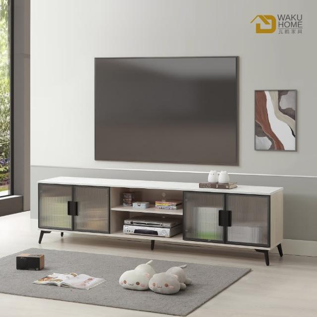 【WAKUHOME 瓦酷家具】Jerome自然溫潤白梧桐6尺電視櫃A015-C09