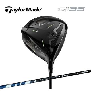 【TaylorMade】限量黑色 Qi35 開球木桿Fujikura Ventus Blue S 5-S桿身(Qi35解鎖飛距新世代 黑色限量發行)