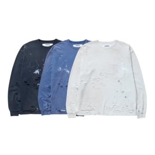 【NEIGHBORHOOD】Neighborhood 2025SS SAVAGE CREWNECK 長袖 黑 藍 米白 251OKNH-CSM05(圓領 百搭 休閒)