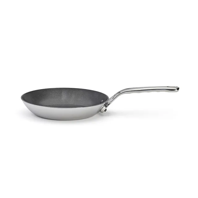 【de Buyer 畢耶】Affinity系列 多層複合不鏽鋼平底不沾鍋24cm-適用IH爐