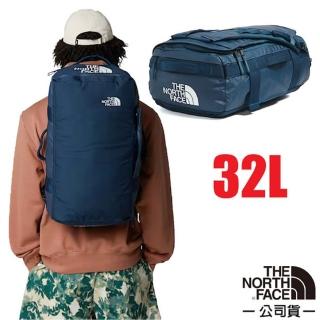 【The North Face】BASE CAMP VOYAGER DUFFEL 多功能背提兩用行李包32L(52RR-926 高峰藍)