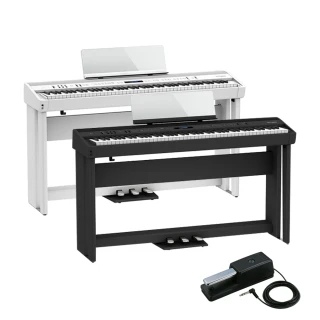 【ROLAND 樂蘭】FP-90X 88鍵 數位鋼琴 電鋼琴 套裝 含三踏板琴架(送保固3年/手機錄音線/耳機/保養組)