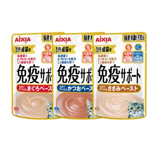 【Aixia 愛喜雅】免疫力貓餐包系列40g*12包(貓副食/成貓/口味任選)