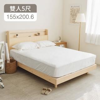 【完美主義】Fluffy 實木懸浮5尺床組(雙人/漂浮床/床頭床架)