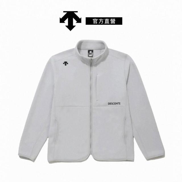 【DESCENTE】(SNOW) MICRO FLEECE FULL ZIP-UP JACKET 男士 保暖外套(灰色)