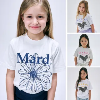 【MARDI MERCREDI】童裝 印花短TEE 白色 經典臘腸狗 小雛菊 KIDS TSHIRT DDANJI