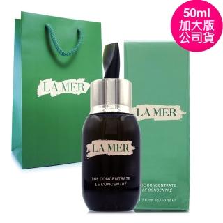 【LA MER 海洋拉娜】濃萃雙重修復精華50ml-附挖棒 - 贈品牌手提袋(專櫃公司貨)
