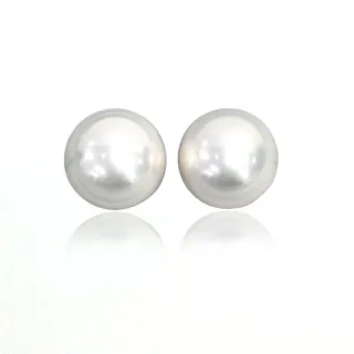 【CC Diamond】天然極品珍珠 18K經典耳釘(8-8.5mm)