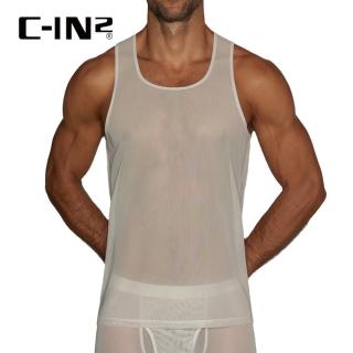 【C-IN2】C-IN2 透視感 Sheer 透網坦克背心 CIN2 網眼無袖背心 網狀透明上衣 裸感(C5706)