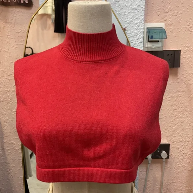 【米蘭精品】現貨+預購 假領子襯衫領片(秋冬針織保暖半高領女裝配件4色74ko10)