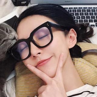 【LEEHER】母親節禮物 方框眼鏡/眼鏡/鏡框/女生眼鏡/素顏眼鏡/無度數眼鏡/平光眼鏡/黑框眼鏡/豹紋眼鏡/眼鏡