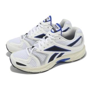 【REEBOK】休閒鞋 Premier Road Plus VI 男鞋 白 黑 藍 緩震 復古 老爹鞋 運動鞋(100209052)