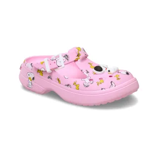 【Crocs官方直營】中性鞋 史努比聯名系列 經典瑪麗珍克駱格 洞洞鞋(211130-90H)