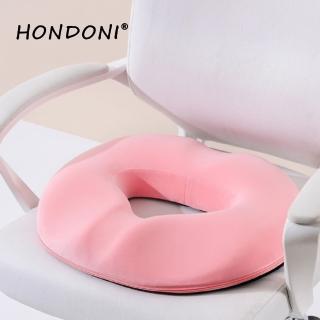 【HONDONI】新款4D美臀記憶痔瘡坐墊舒壓坐墊(水晶絨豪華愛心版L01-PK)