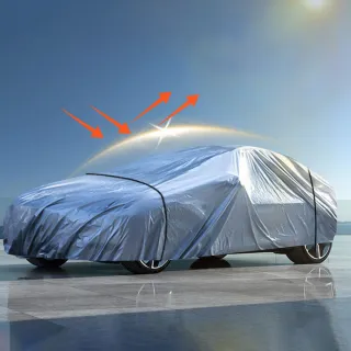 【KEYIE】全罩式汽車防塵套 防曬遮陽罩 車用擋風罩 車衣 四季適用(不挑車型)