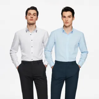 【G2000】吸濕排汗功能長袖上班襯衫(7款可選)