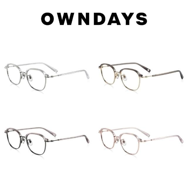【OWNDAYS】+NICHE系列 文青金屬款光學眼鏡(NC3032C-4S)