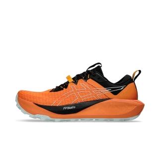【asics 亞瑟士】Gel-trabuco 13 男 越野鞋 跑鞋 抓地力 透氣 橘紅 黑(1011B973-800)