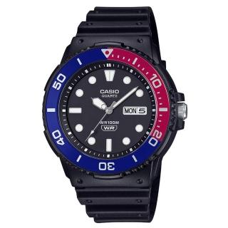 【CASIO 卡西歐】MRW-230H-1E2V 防水100米 潛水指標錶(經典潮流 錶徑約4.4公分)