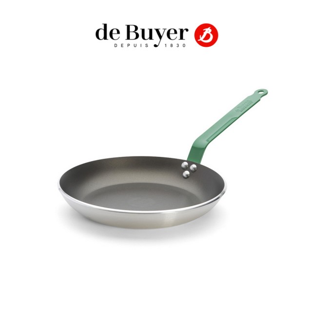 【de Buyer 畢耶】CHOC Resto系列 超耐用加厚平底不沾鍋28cm-IH爐可用鍋(5色任選)