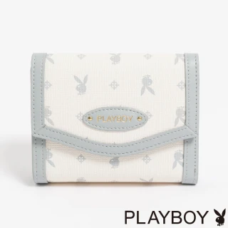 【PLAYBOY】短夾  Blissful系列(藍色)