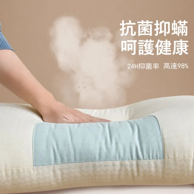【Sager】雲朵舒適睡眠護頸枕 舒壓枕 頸椎枕 側睡枕/止鼾枕/助眠枕(1入 枕芯)