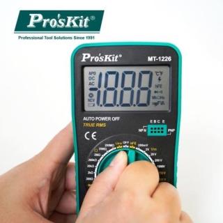 【Pro’sKit 寶工】MT-1226 3-1/2數字電錶(30檔設計)
