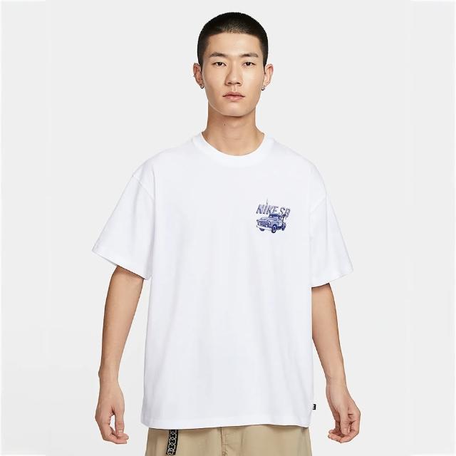 【NIKE 耐吉】短袖上衣 男 寬鬆版型 AS U NK SB TEE M90 OC TOW 白 HJ0821-100