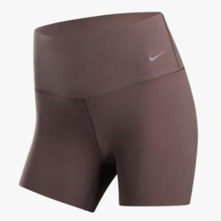 【NIKE 耐吉】短褲 女款 運動褲 緊身褲 低強度 AS W NK DF ZENVY HR 5IN SHORT 咖啡 FN3157-004