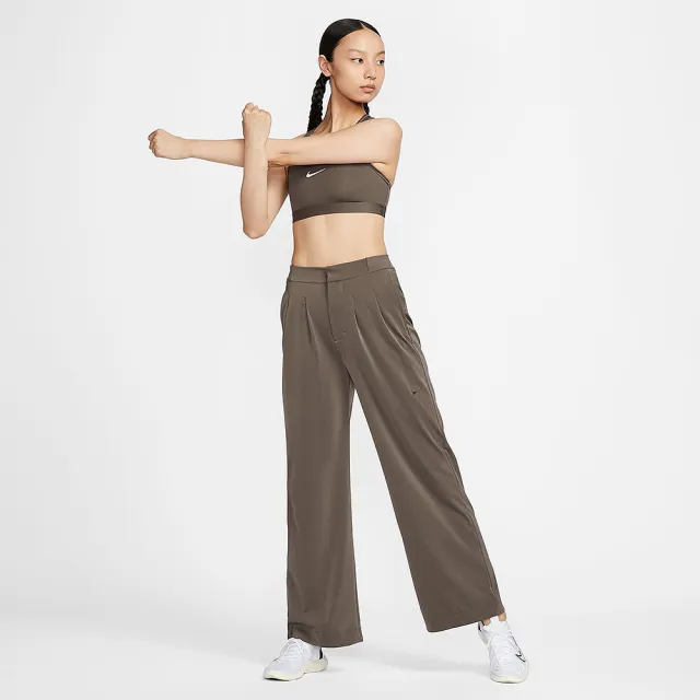 【NIKE 耐吉】長褲 女款 運動褲 AS W NK DF BLISS TROUSER 咖棕 FQ2167-004