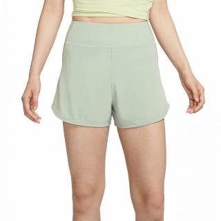 【NIKE 耐吉】短褲 女款 運動褲 AS W NK BLISS DF HR 3IN BR SRT 綠 DX6019-370