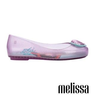 【Melissa】果凍透明小美人魚平底娃娃鞋-大童(粉色)