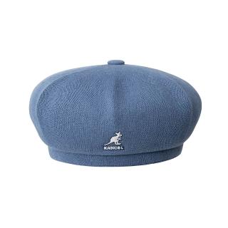 【KANGOL】BAMBOO JAX 貝蕾帽(單寧藍)