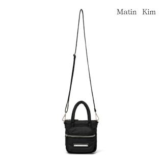 【MATIN KIM】官方旗艦 加厚迷你兩用包(黑色)