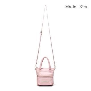 【MATIN KIM】官方旗艦 加厚迷你兩用包(粉紅)