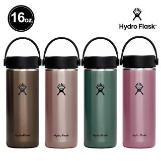 【Hydro Flask】16oz/473ml 輕量 寬口 提環 保溫瓶(登山裝備 無毒 高保冰 輕量保溫瓶)