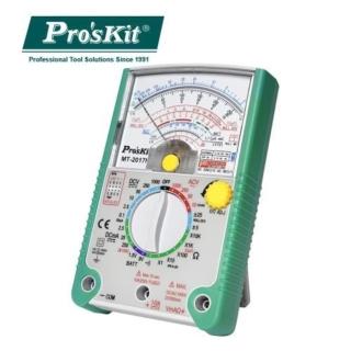 【Pro’sKit 寶工】MT-2017N 26檔指針型防誤測三用電錶(斜立型三用電錶)