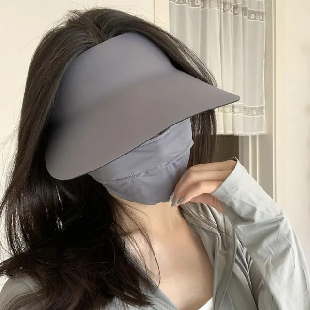 【KT DADA】防紫外線 冰絲無痕 帽子 防曬帽 遮陽帽 空頂帽 小臉神器 女帽 女生帽子 太陽帽 韓國
