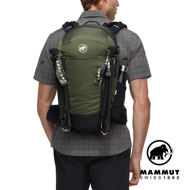 【Mammut 長毛象官方直營】Lithium 25 多功能健行後背包25L 男款 深沼澤綠/黑 #2530-03452
