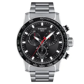 【TISSOT 天梭】SUPERSPORT CHRONO 三眼計時腕錶 禮物 送禮 推薦(T1256171105100)