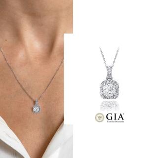 【CTJ】現貨!GIA 50分 D/SI2 鉑金 枕形 天然鑽 真鑽 鑽石項鍊(天然鑽石 限時優惠 賣完就沒有了)