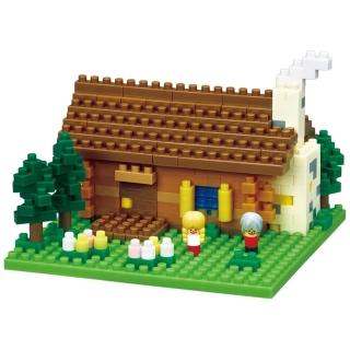 【nanoblock 河田積木】瑞士小木屋(NBH-151)