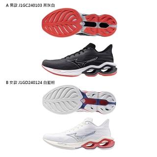 【MIZUNO 美津濃】WAVE CREATION 25 男款 女款 緩震 慢跑鞋(J1GC240103/J1GD240124)
