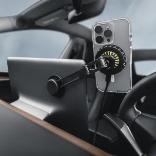 【MAGEASY】MagMount Qi2 智慧冷卻車用手機支架(Tesla 特斯拉專用)