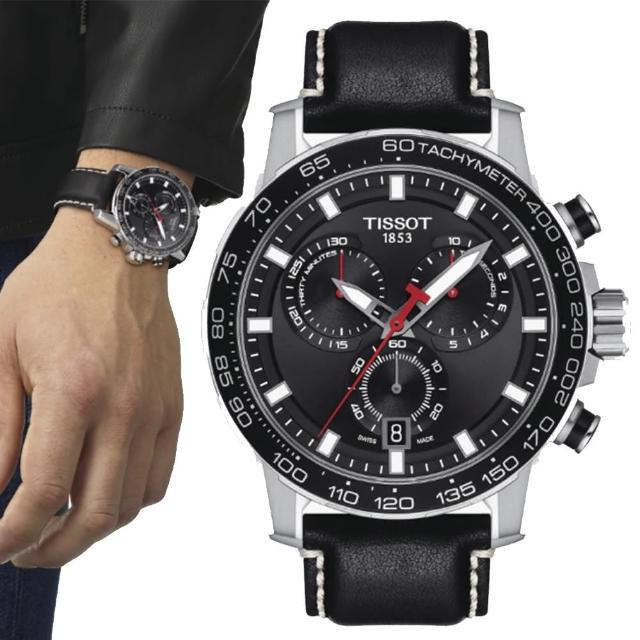 【TISSOT 天梭 官方授權】SUPERSPORT CHRONO 三眼計時腕錶 女王節 禮物 推薦(T1256171605100)