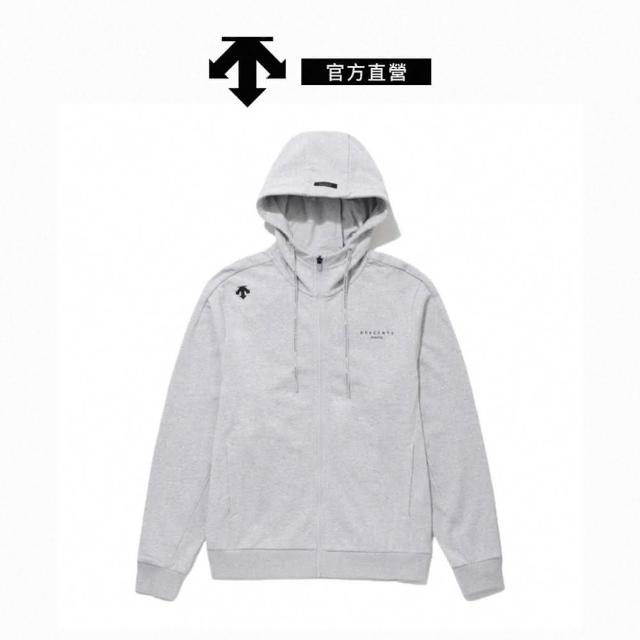 【DESCENTE】CLOUD SWEAT OVER FIT TRAINING ZIP-UP HOODIE 男士 運動外套(灰色)