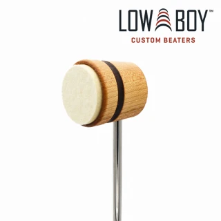 【LOW BOY】Lightweight 毛氈黑線 大鼓鼓槌(原廠公司貨 商品保固有保障)
