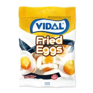 即期品【西班牙VIDAL維多寶】荷包蛋造型軟糖(90gX3包 西班牙軟糖 VIDAL軟糖 維多寶軟糖)