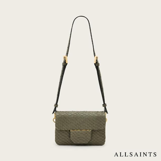 【ALLSAINTS】JUPITER 蛇紋牛皮側背包斜背包 W148XC